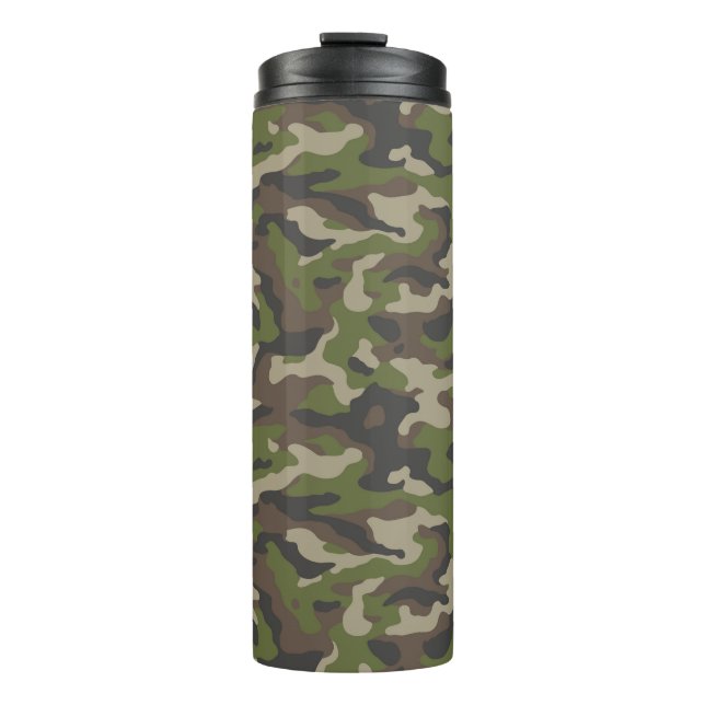 Bouteilles Isothermes Motif de camouflage vert (Devant)