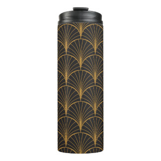 Bouteilles Isothermes Motif de cercles géométriques Art Déco