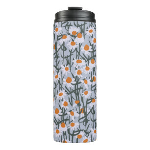 Bouteilles Isothermes Motif de champ Chamomile transparent sur arrière
