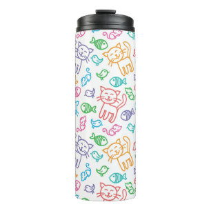 Bouteilles Isothermes motif de chat