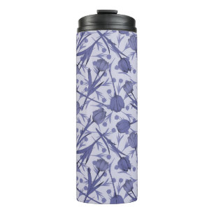 Bouteilles Isothermes Motif de fleur de tulipe de périphérie