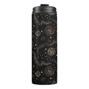 Bouteilles Isothermes Motif de galaxie Gold Star Constellation