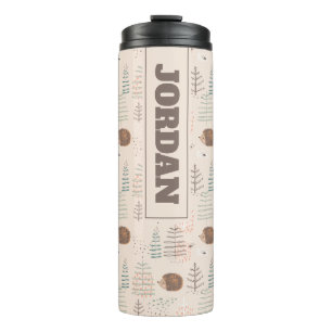 Bouteilles Isothermes Motif de hérisson de bois mignon