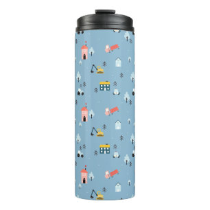 Bouteilles Isothermes Motif de la scène du Doodle Town