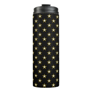 Bouteilles Isothermes Motif de l'armée noir et or