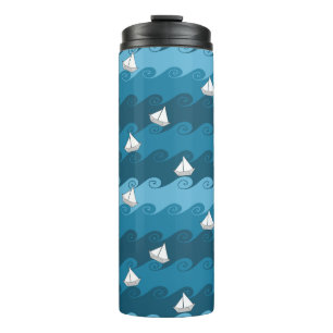 Bouteilles Isothermes Motif de papier de bateaux
