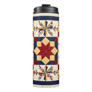 Bouteilles Isothermes Motif de patchwork coloré - Amoureux de patchwork