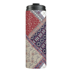 Bouteilles Isothermes Motif de patchwork sans faille sur patchwork de ma