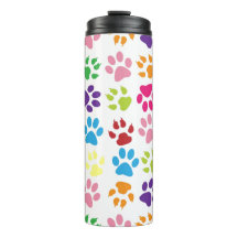 Motif de patte de mignon animal de compagnie