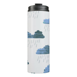 Bouteilles Isothermes Motif de pluie : Nuages foncés Vintages
