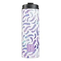 Motif de plumes d'aquarelle violet