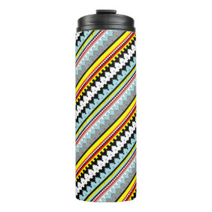 Bouteilles Isothermes Motif de rayures géométriques colorées mignon Case