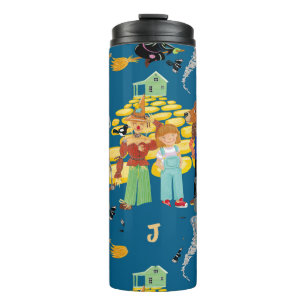 Bouteilles Isothermes Motif de sorcière, épouvantail et lion méchant