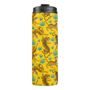 Bouteilles Isothermes Motif de tigre d'or asiatique