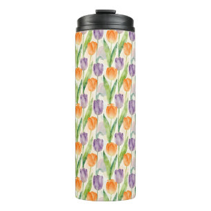 Bouteilles Isothermes Motif de tulipe coloré