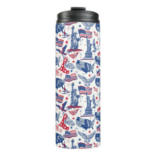 Bouteilles Isothermes Motif des icônes patriotiques - Statue de la Liber