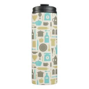 Bouteilles Isothermes Motif des outils de cuisine
