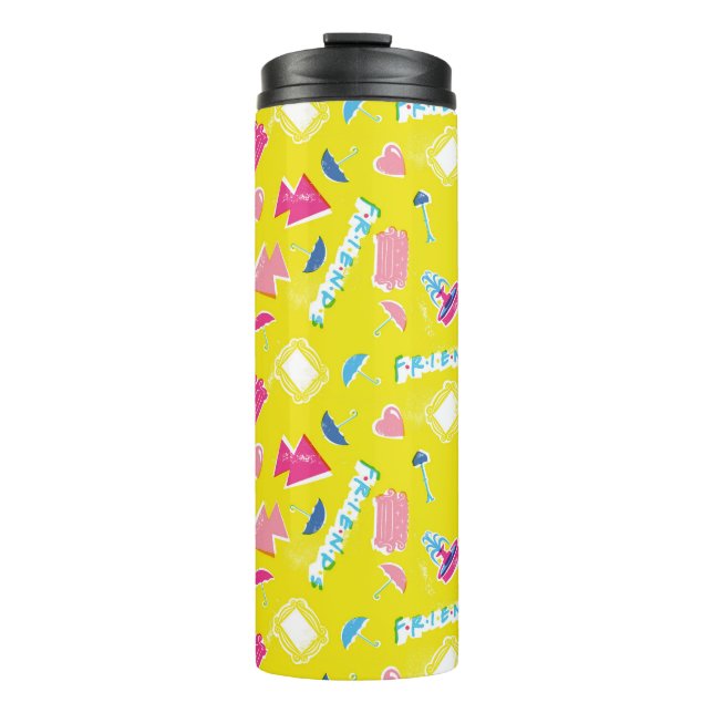 Bouteilles Isothermes Motif d'icône Neon FRIENDS™ (Devant)