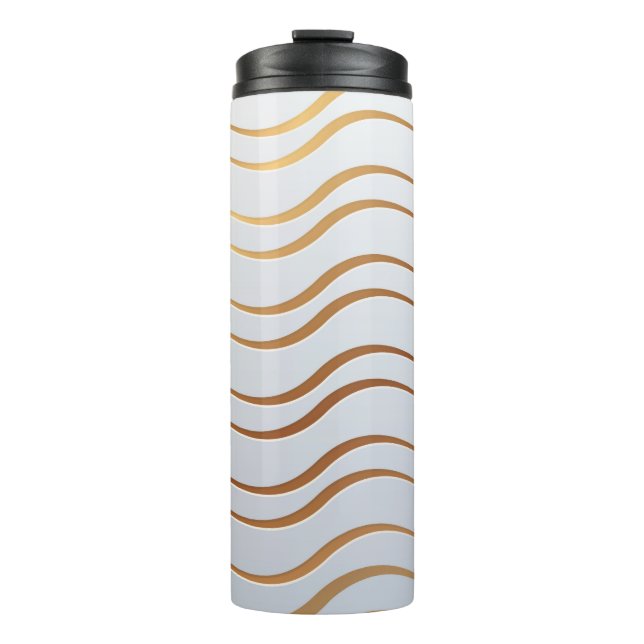Bouteilles Isothermes Motif d'or 3 (Devant)