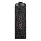 Motif élégant monochromatique noir et gris Damas