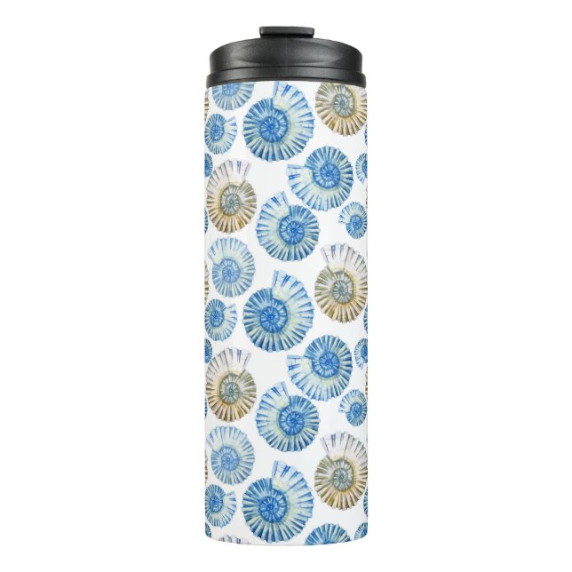 Bouteilles Isothermes Motif en pastel 2 de coquillage (Devant)