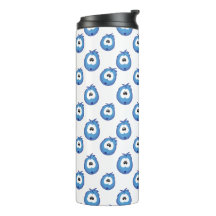Motif Éternué Bleu Surpris