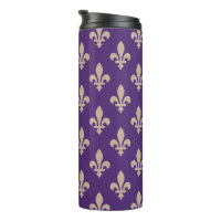 Motif Fleur de Lis, Crème Royale Française sur Vio