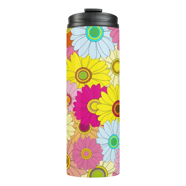 Bouteilles Isothermes motif floral (Devant)