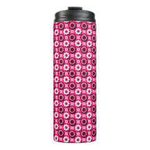 Motif floral avec lotus rose et blanc vibrant