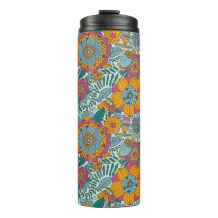 Bouteilles Isothermes Motif floral coloré