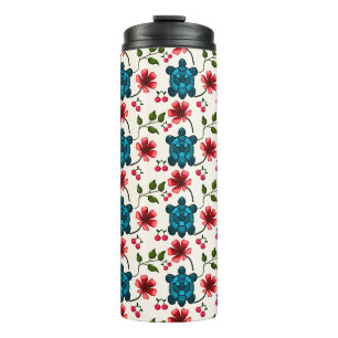 Bouteilles Isothermes Motif floral de tortue mignonne