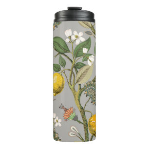 Bouteilles Isothermes Motif floral sans soudure. Papier peint botanique.