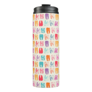 Bouteilles Isothermes Motif grunge de dent