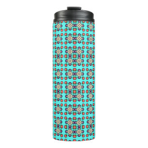 Bouteilles Isothermes Motif mandala floral sans couture