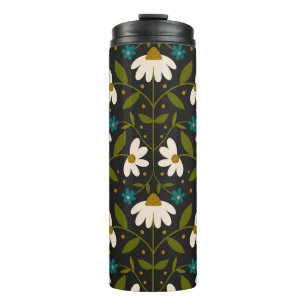 Bouteilles Isothermes Motif marguerrier blanc mignon