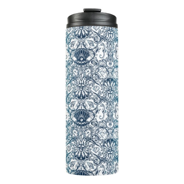 Bouteilles Isothermes Motif maritime Vintage (Devant)