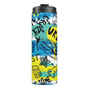 Bouteilles Isothermes Motif Monster Hand Drawn Kids