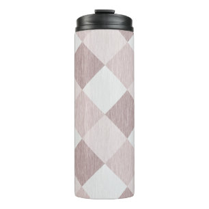Bouteilles Isothermes Motif Oblique de  géométrique beige et gris