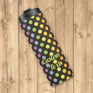 Bouteilles Isothermes Motif Pois Rainbow
