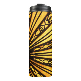 Bouteilles Isothermes Motif radial Sunburst Jaune