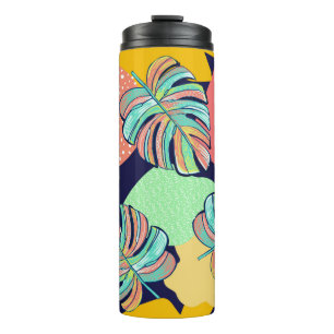 Bouteilles Isothermes motif répétitif transparent avec illustration grap