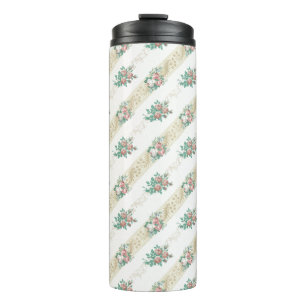 Bouteilles Isothermes Motif Rose Vintage - Tumbler Thermique