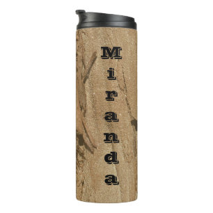 Bouteilles Isothermes Motif Rustique Woodgrain Photo Brown Nature