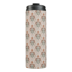 Bouteilles Isothermes Motif sans couture de fleurs sauvages et de feuill