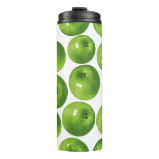 Bouteilles Isothermes Motif sans couture de pomme verte
