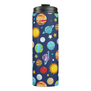 Bouteilles Isothermes Motif spatial, Planètes, Étoiles, Cosmos, Galaxie