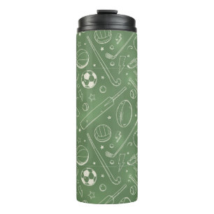 Bouteilles Isothermes Motif sportif vert