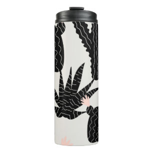 Bouteilles Isothermes Motif transparent avec illustration cactus