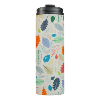 Bouteilles Isothermes Motif transparent - Feuilles d'automne vintages Il