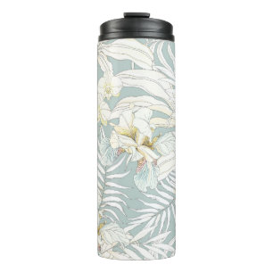 Bouteilles Isothermes Motif tropical sans couture avec fleurs Orchidée, 